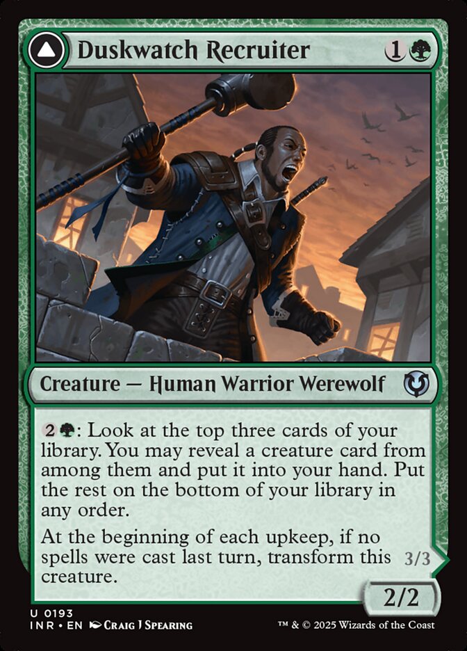 Duskwatch Recruiter // Krallenhorde Howler Foil