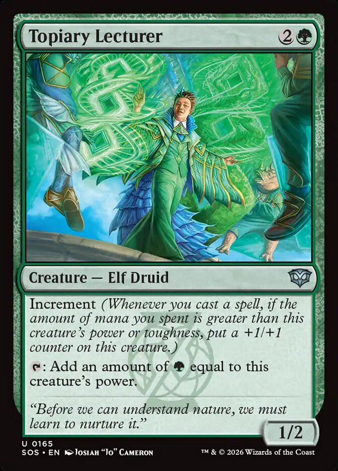 Topiary Lecturer Foil