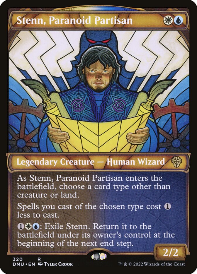 Stenn, Paranoid Partisan Showcase Foil