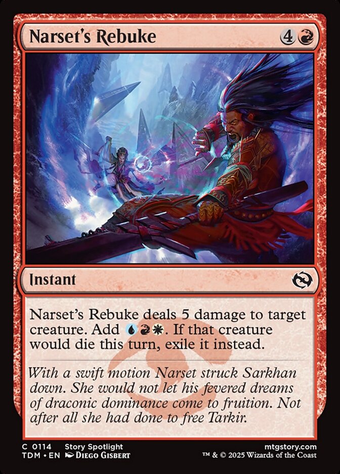 Narset's Rebuke Foil