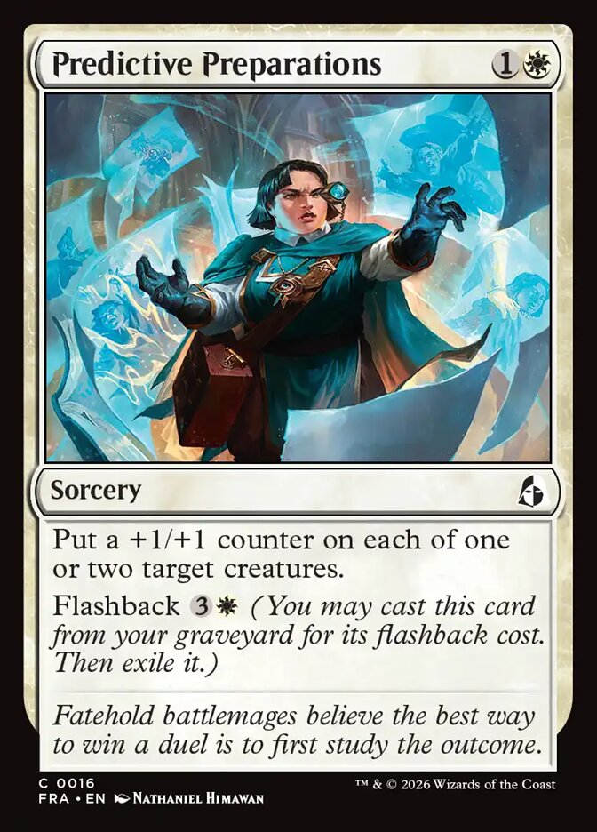 Predictive Preparations Foil