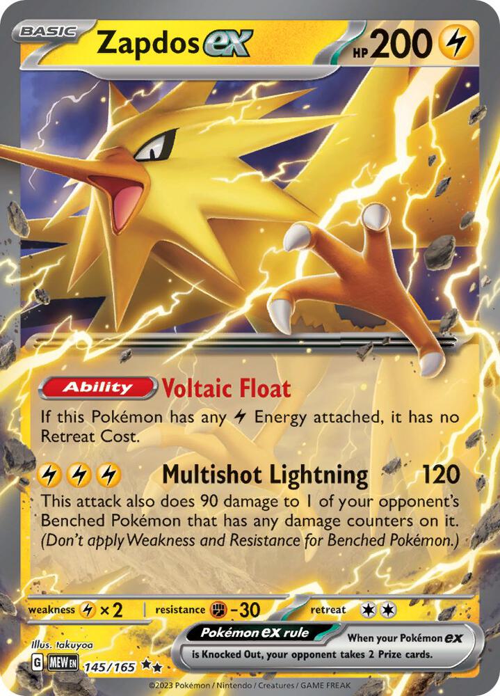 Zapdos ex foil
