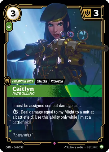 Caitlyn, Patrolling Foil