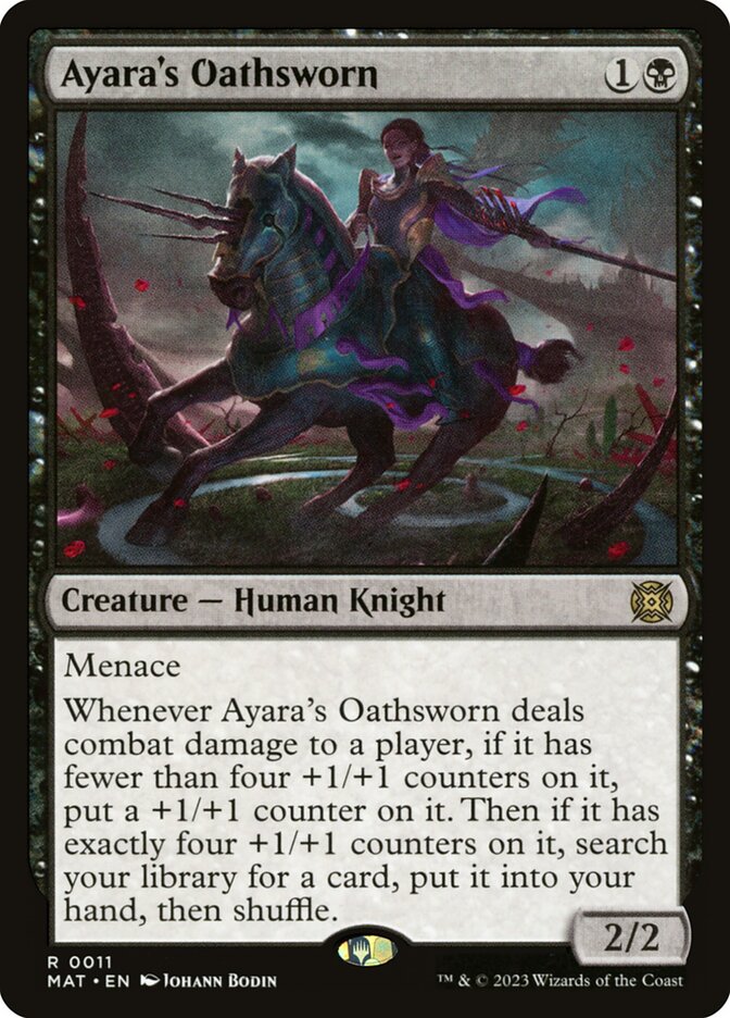 Ayara's Oathsworn Foil