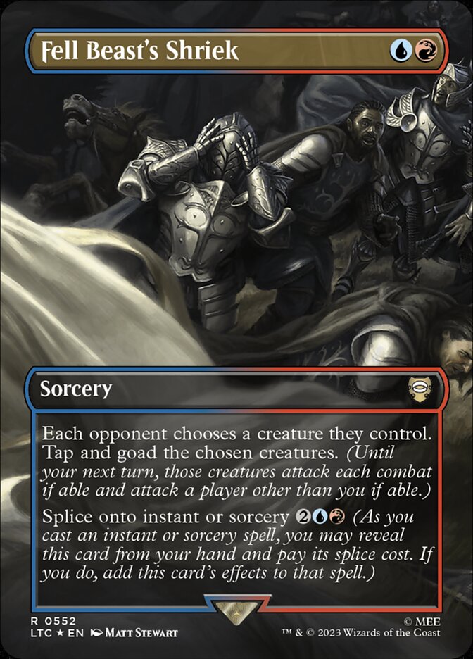 Fell Beast's Shriek Borderless Surge Foil