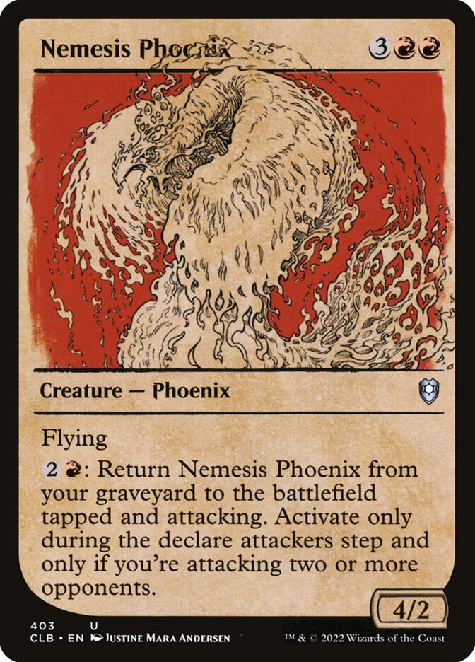 Nemesis Phoenix Showcase Foil