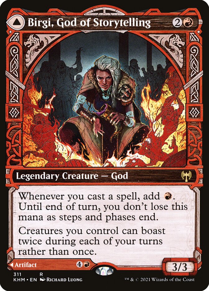Birgi, God of Storytelling // Harnfel, Horn of Bounty Showcase