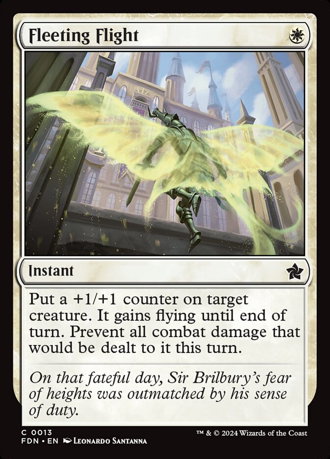 Fleeting Flight Foil
