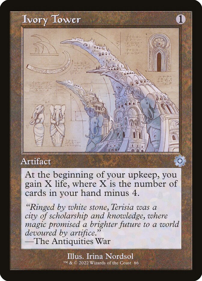 Ivory Tower Retro Frame