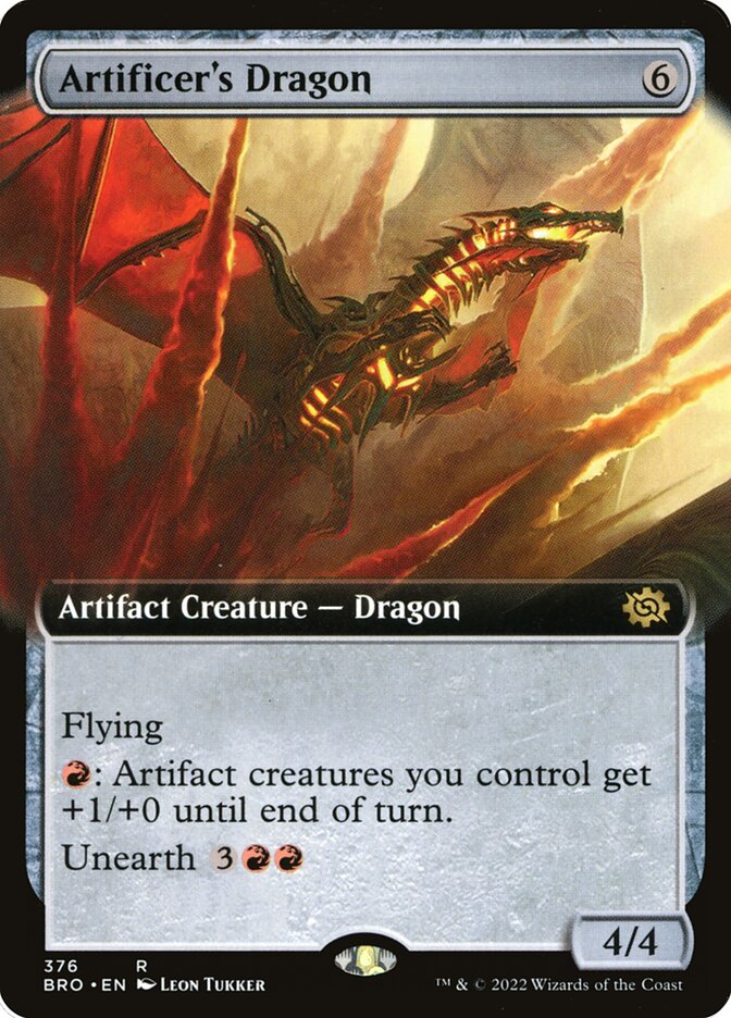 Artificer's Dragon Extended Art