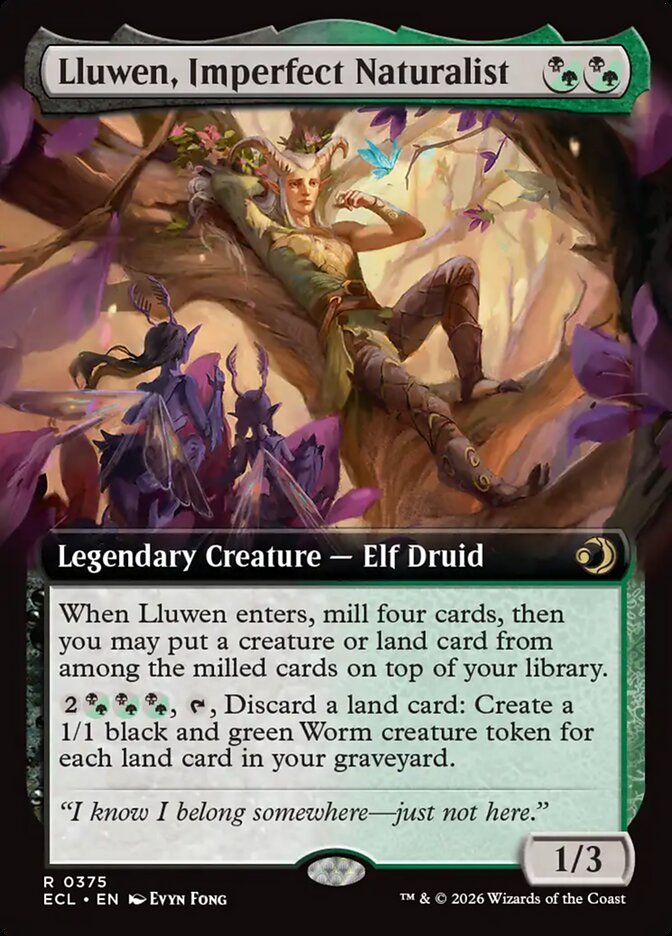 Lluwen, Imperfect Naturalist Extended Art