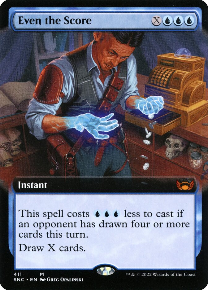 Even the Score Extended Art Foil