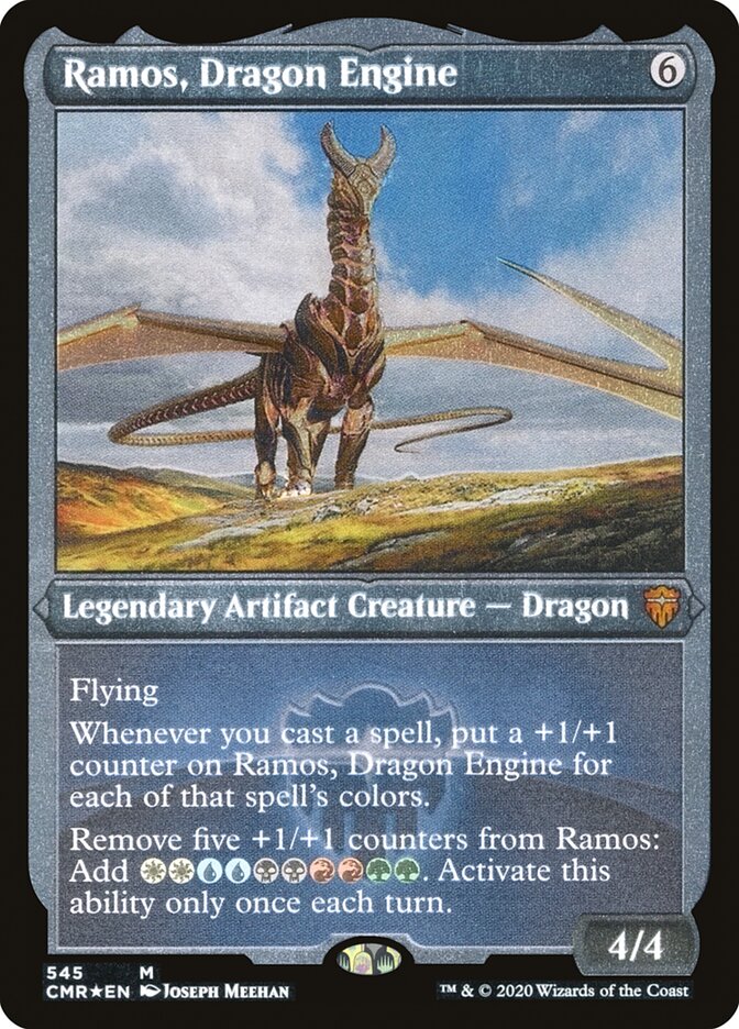 Ramos, Dragon Engine Etched Foil