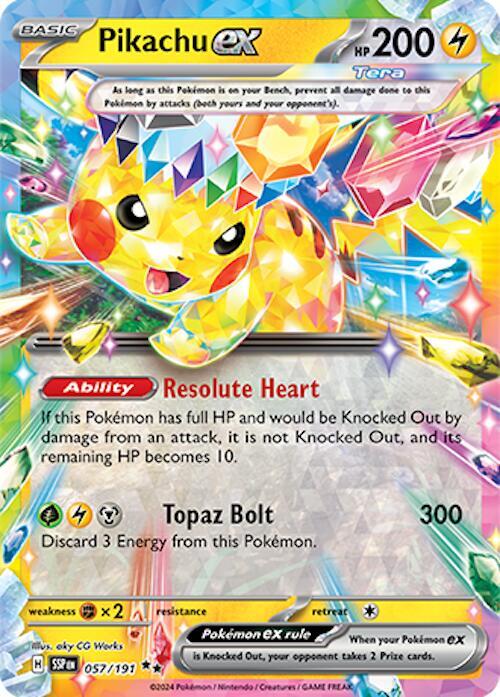 Pikachu ex foil