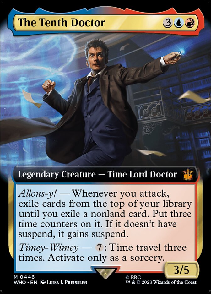 The Tenth Doctor Extended Art Foil