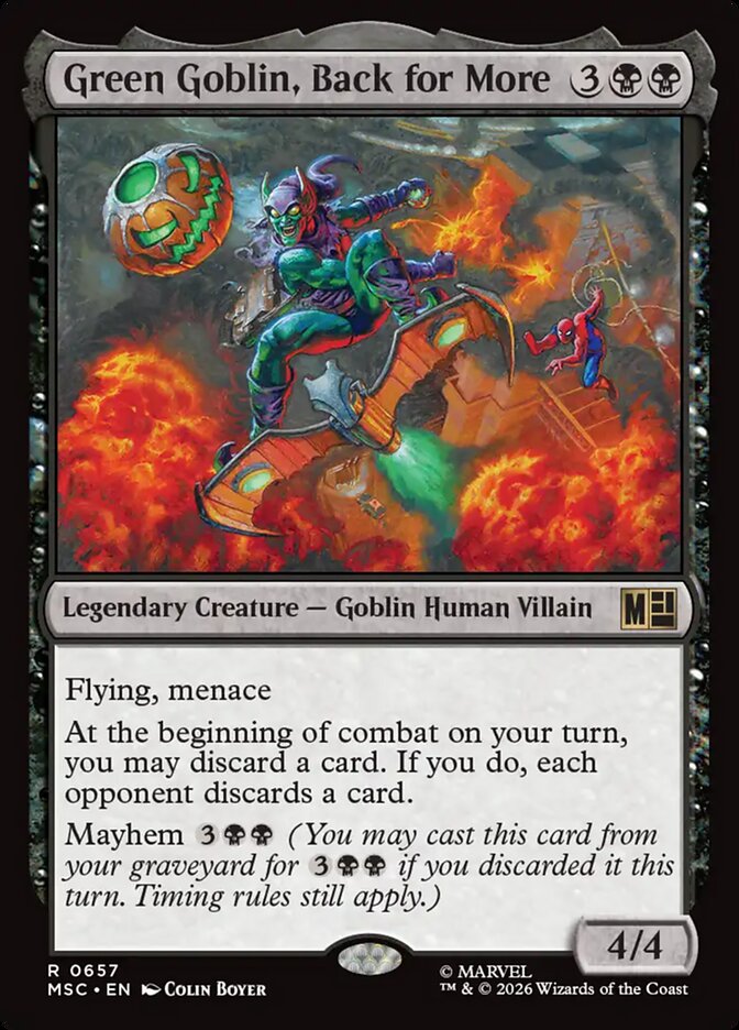 Green Goblin, Back for More Foil