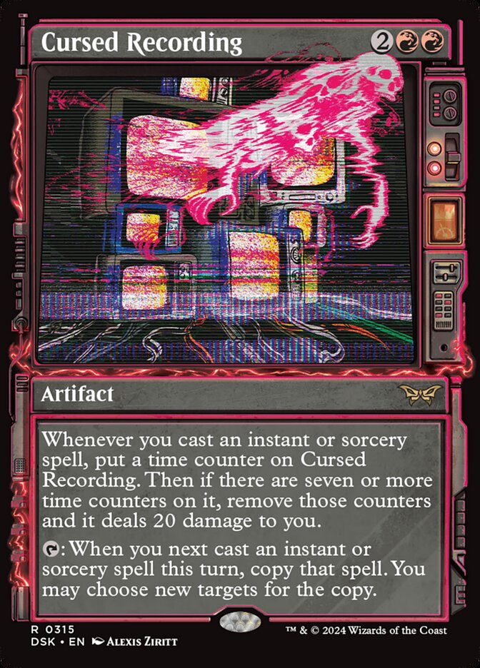 Cursed Recording Showcase Foil