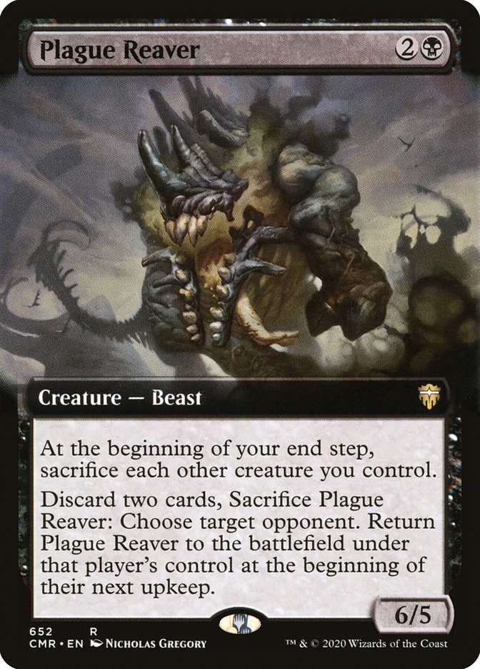 Plague Reaver Extended Art Foil