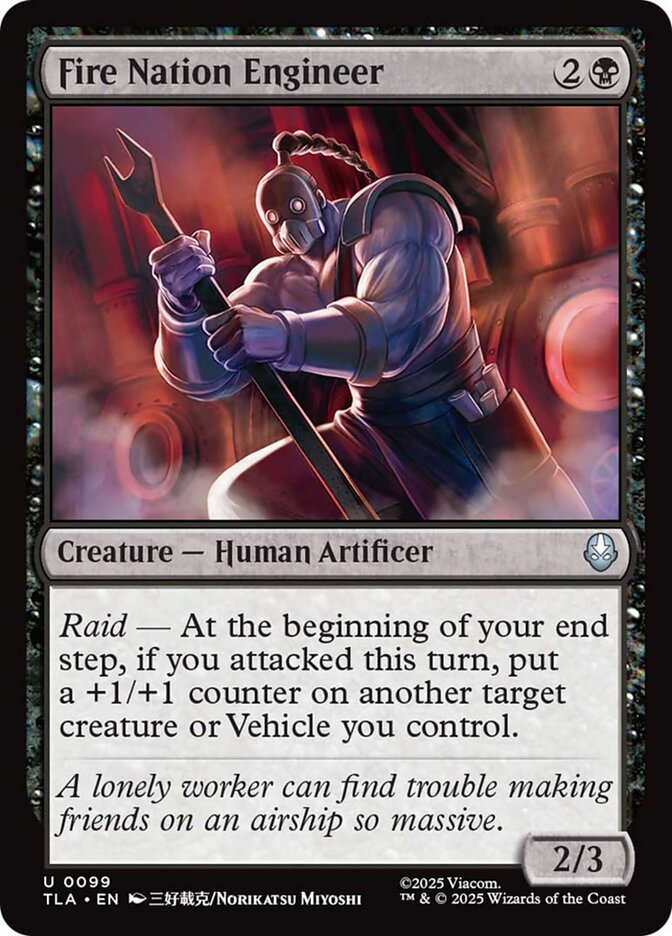 Fire Nation Engineer Foil