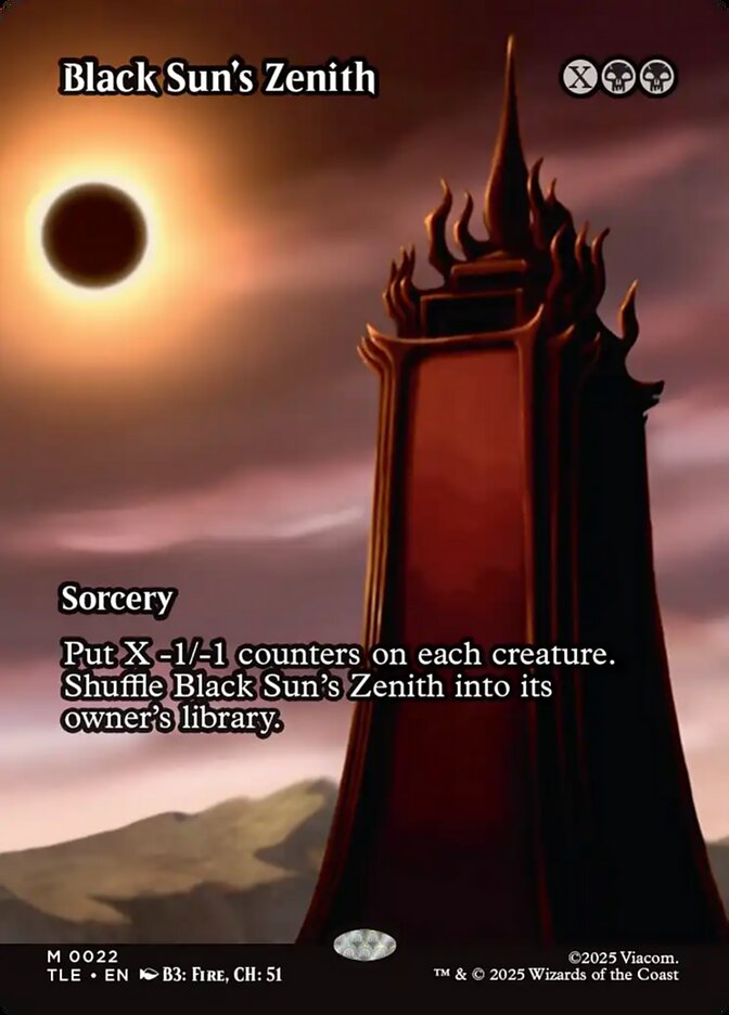 Black Sun's Zenith Borderless