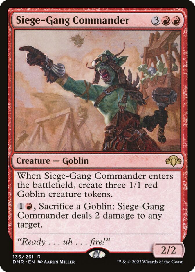 Siege-Gang Commander Foil