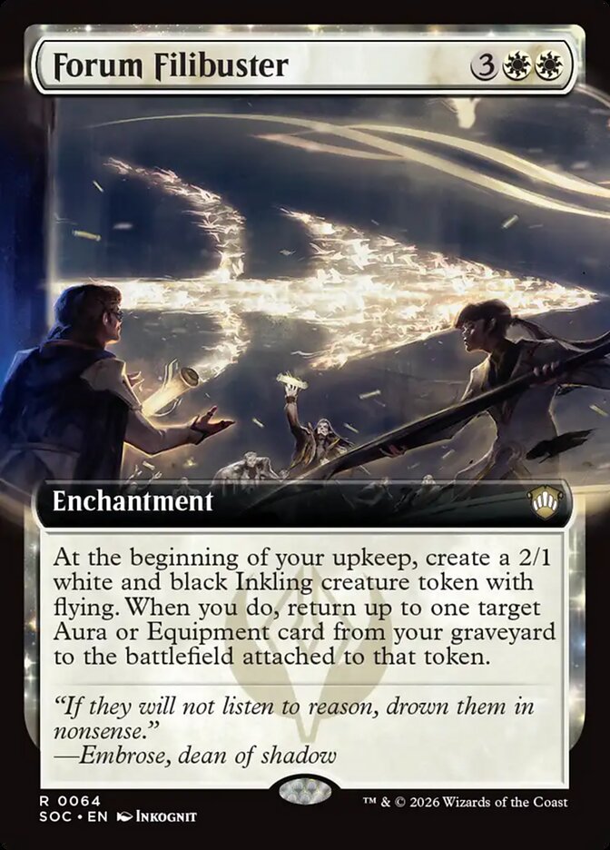 Forum Filibuster Extended Art