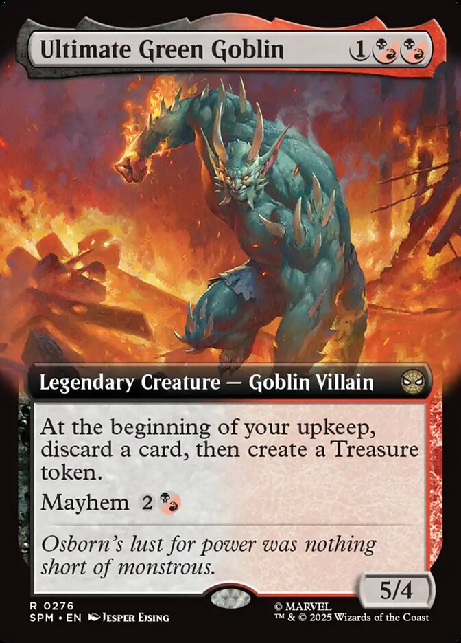 Ultimate Green Goblin Extended Art