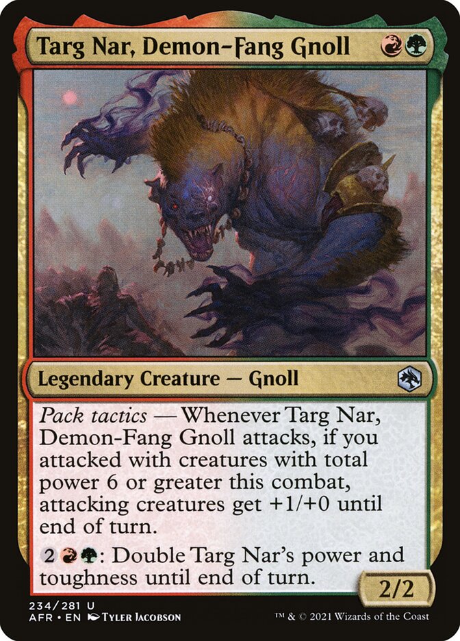 Targ Nar, Demon-Fang Gnoll Foil