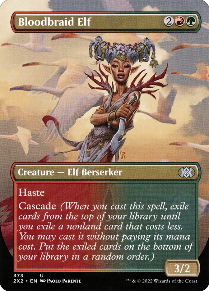 Bloodbraid Elf Borderless Foil