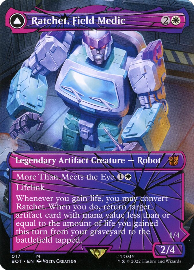Ratchet, Field Medic // Ratchet, Rescue Racer Shattered Glass