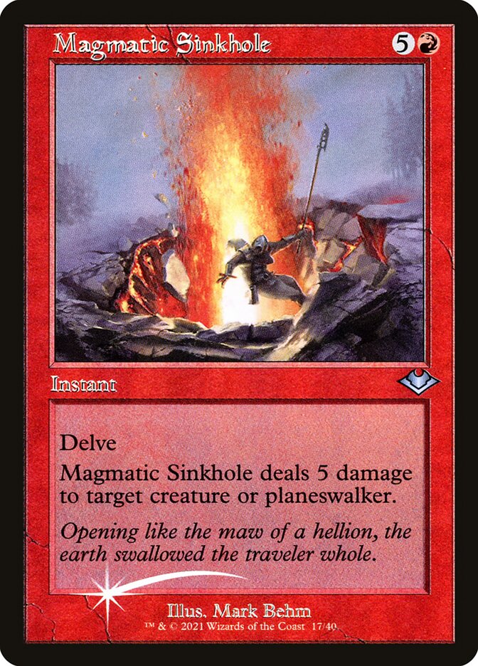 Magmatic Sinkhole Foil