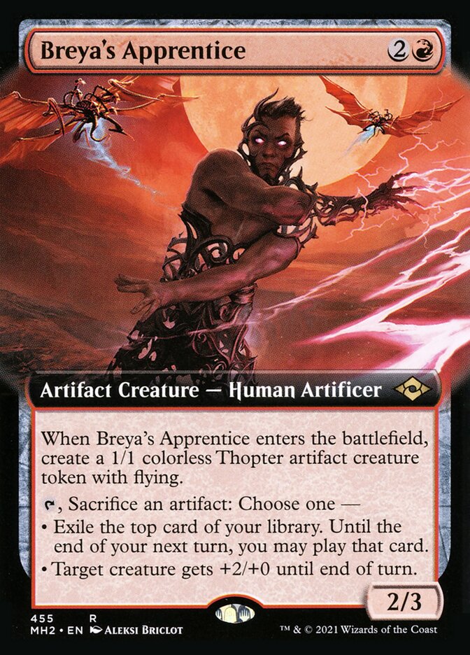Breya's Apprentice Extended Art Foil