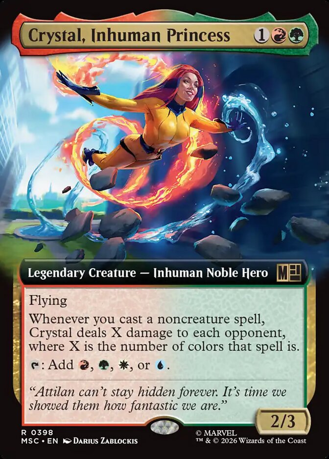 Crystal, Inhuman Princess Extended Art