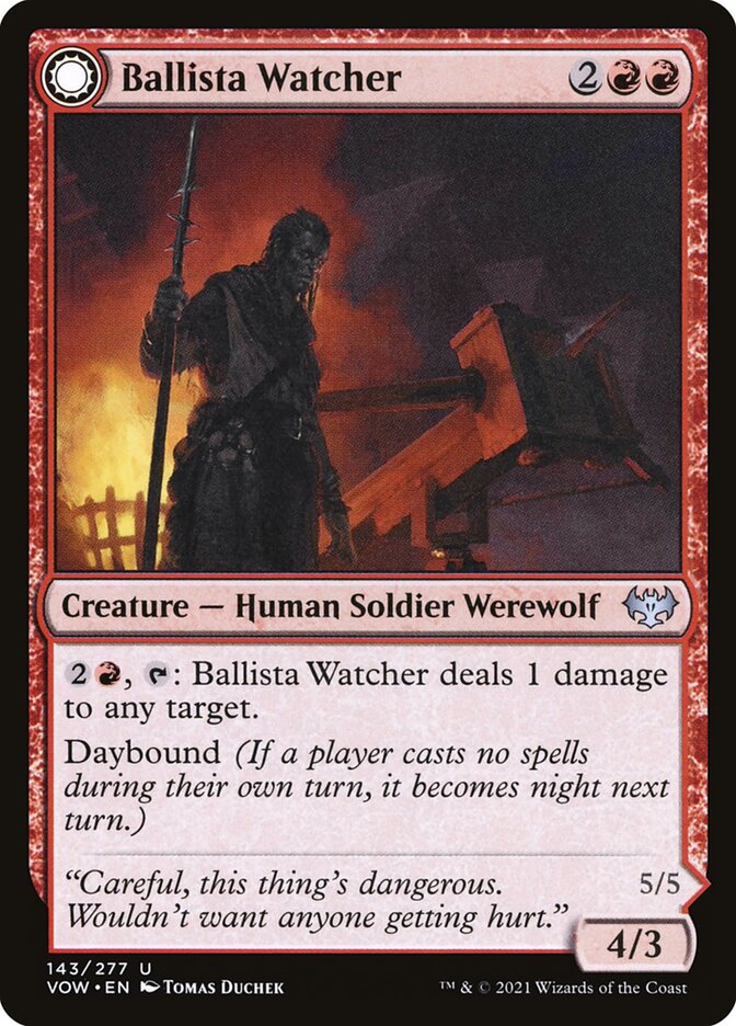 Ballista Watcher // Ballista Wielder Foil
