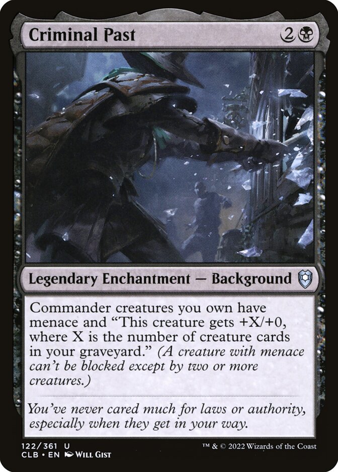 Criminal Past Foil