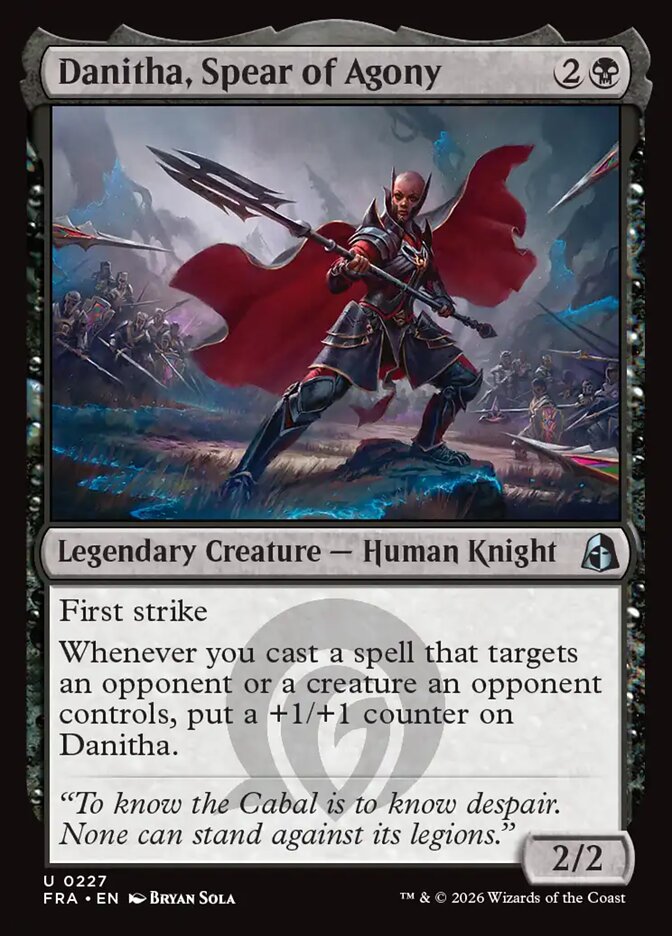 Danitha, Spear of Agony Foil