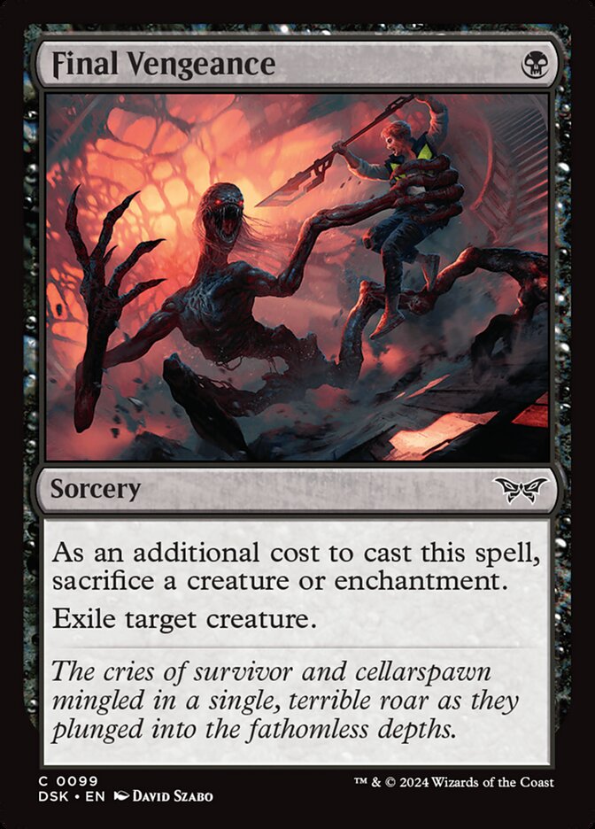 Final Vengeance Foil