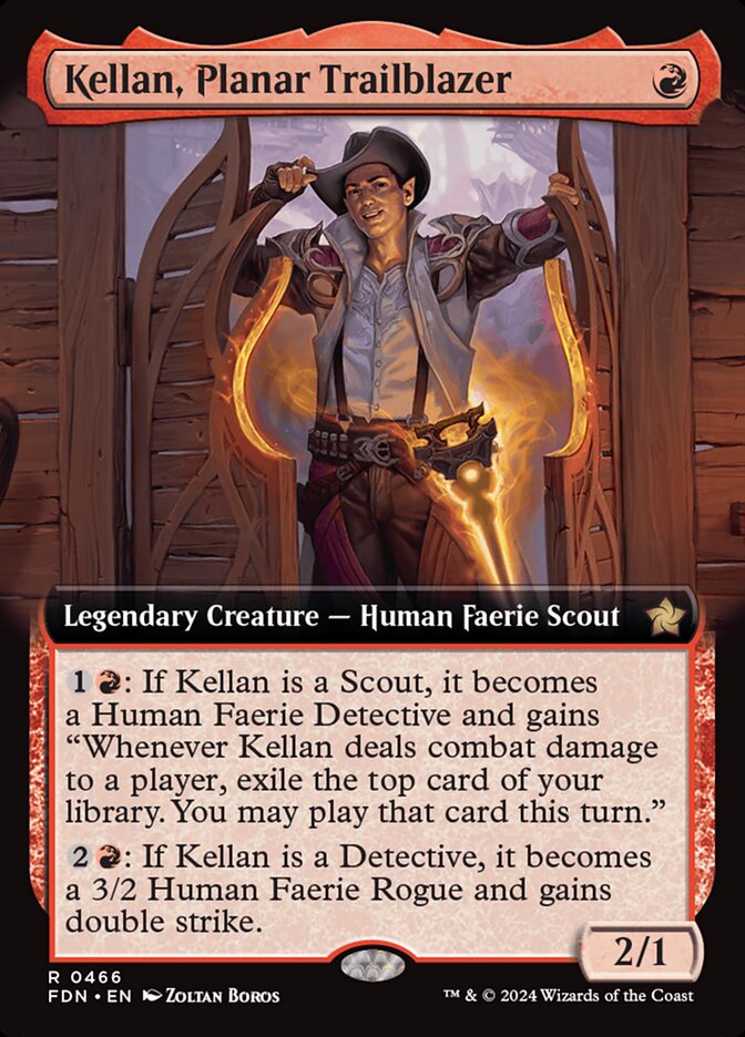 Kellan, Planar Trailblazer Extended Art