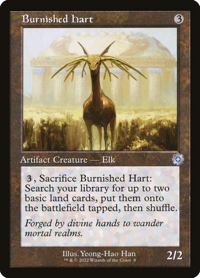 Burnished Hart Retro Frame