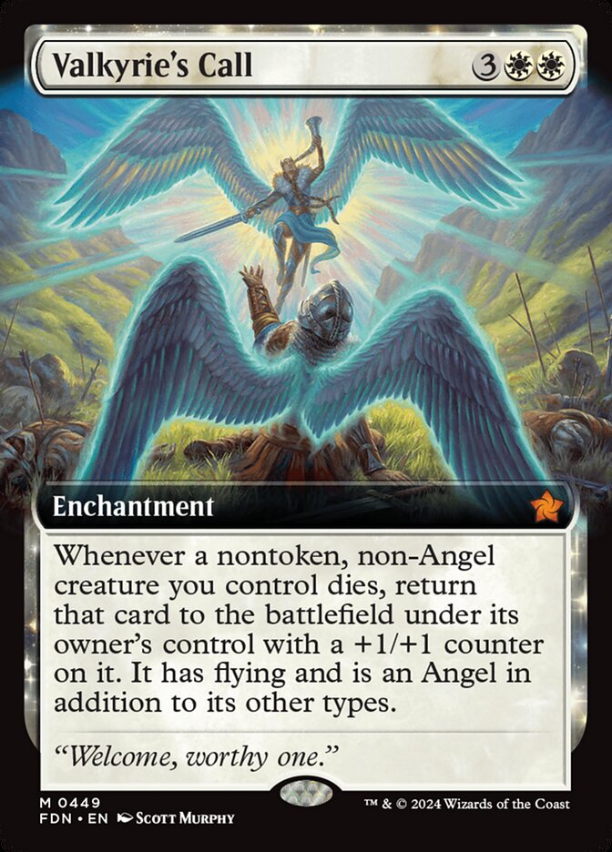Valkyrie's Call Extended Art