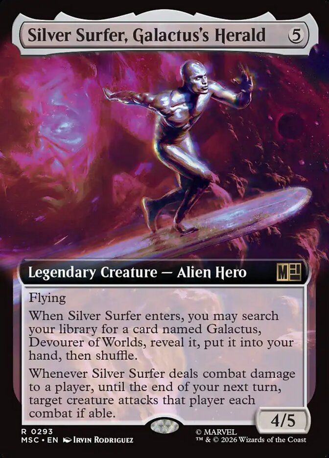 Silver Surfer, Galactus's Herald Extended Art