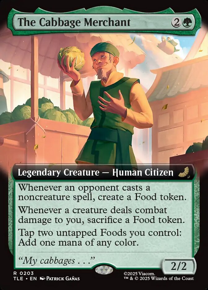 The Cabbage Merchant Extended Art