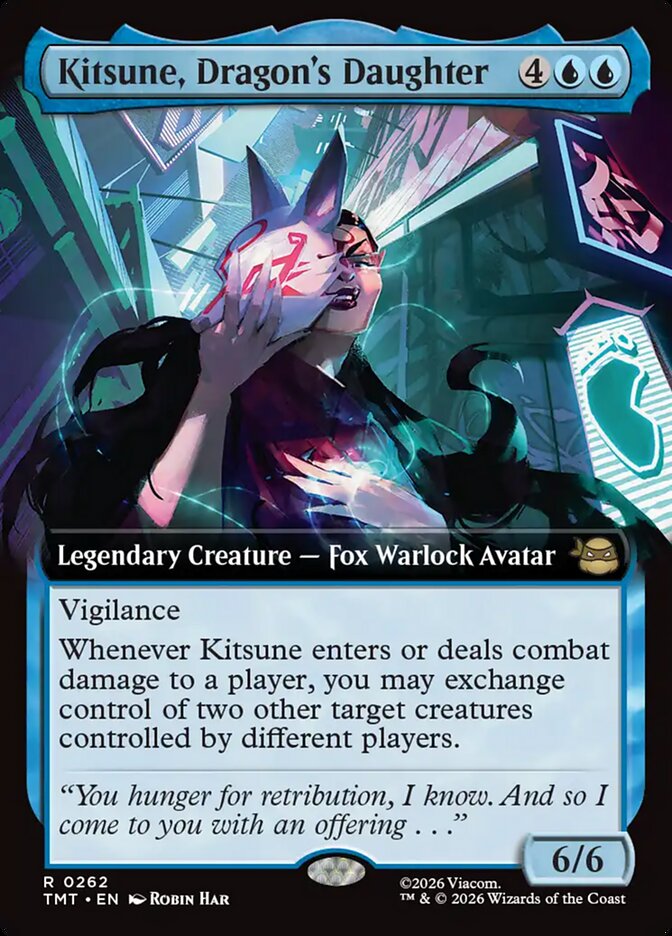 Kitsune, Dragon's Daughter Extended Art Foil