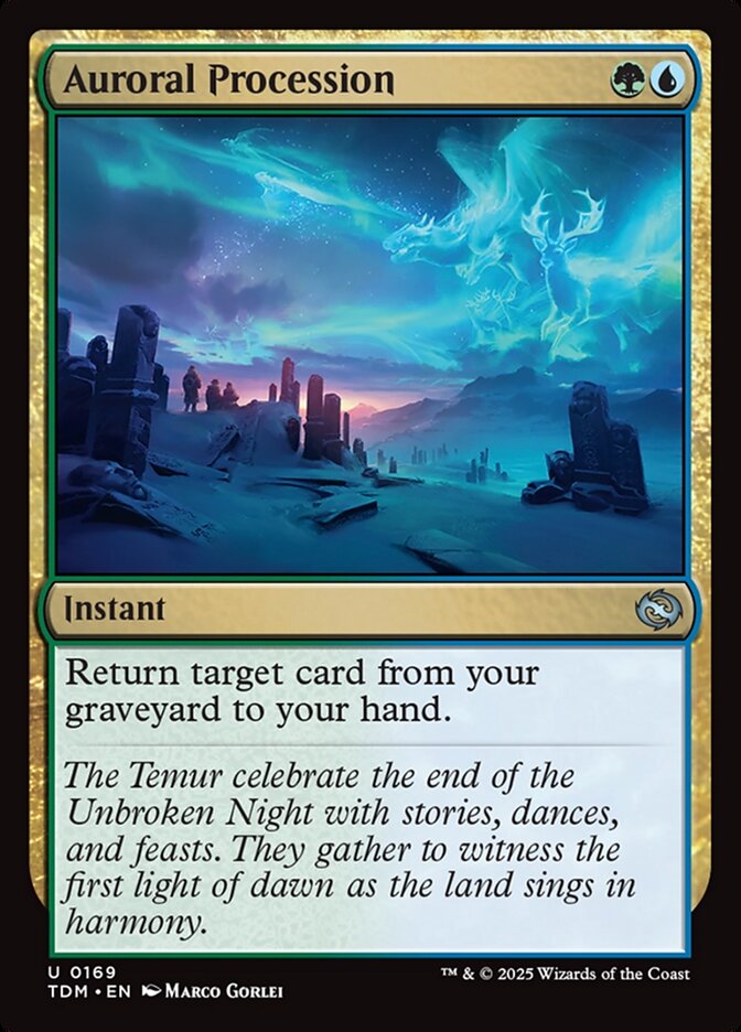 Auroral Procession Foil