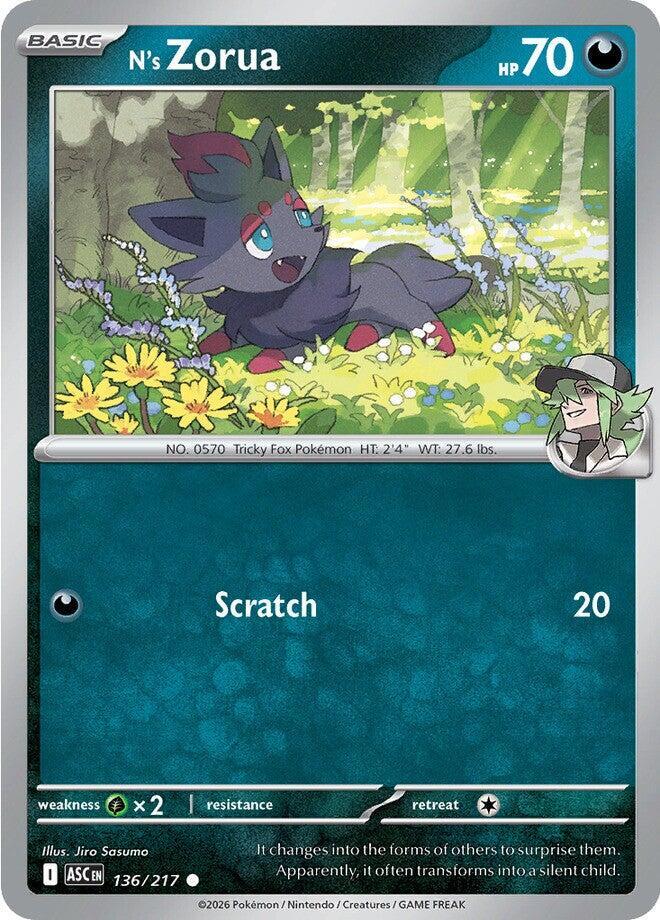 N's Zorua Reverse Holo