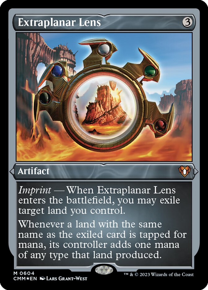 Extraplanar Lens Etched Foil