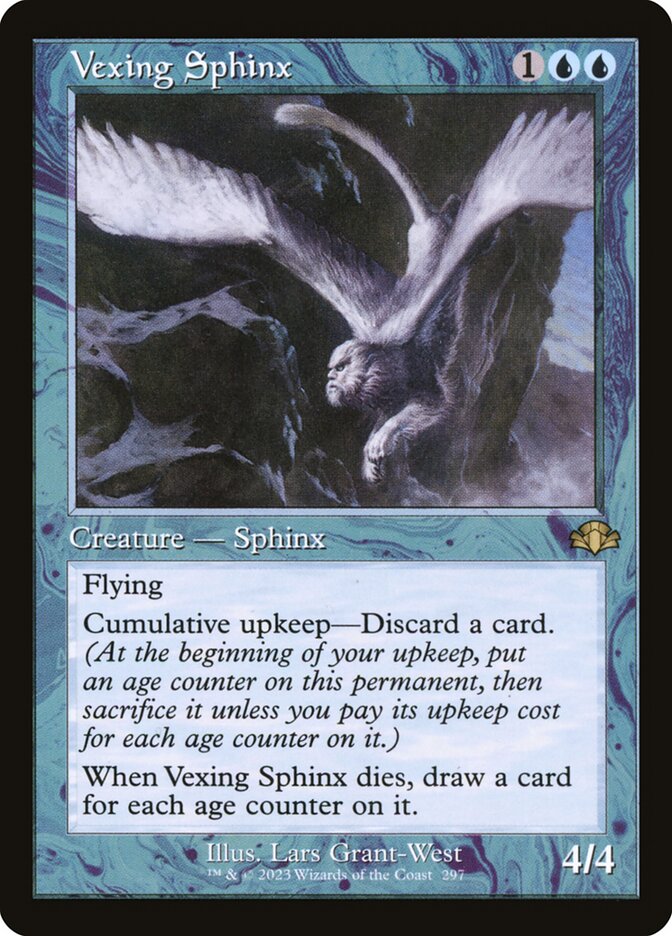 Vexing Sphinx Old Frame Foil