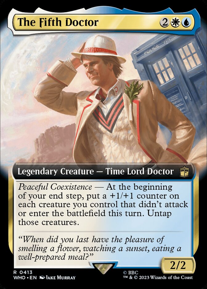 The Fifth Doctor Extended Art