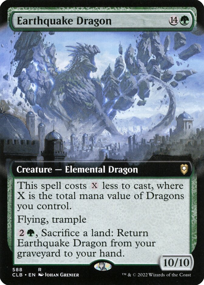 Earthquake Dragon Extended Art
