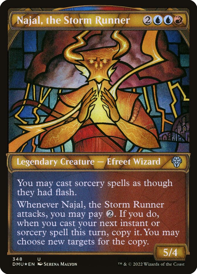 Najal, the Storm Runner Textured Foil